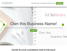 Tablet Screenshot of luxomoda.com